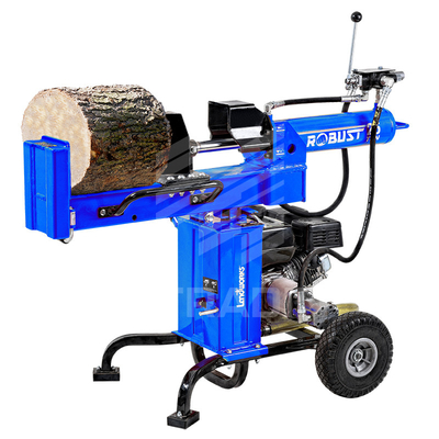 Pozioma / pionowa maszyna do łupania kłód zasilana gazem 25 ton z silnikiem 7HP 209CC