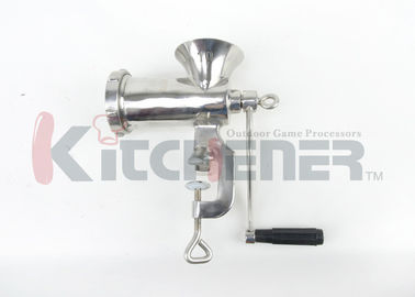 Manual Food Grinder For Deer Beef Pork , Hand Meat Blender Machine With Three Stuffing Tubes