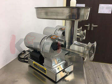 304 Stainless Steel Electric Meat Grinder with 3 Grinding Plates / Sausage Tubes