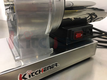 304 Stainless Steel Electric Meat Grinder with 3 Grinding Plates / Sausage Tubes