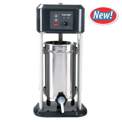30lbs 230V AC zmotoryzowany nadziewarka do kiełbasy cylinder ze stali nierdzewnej