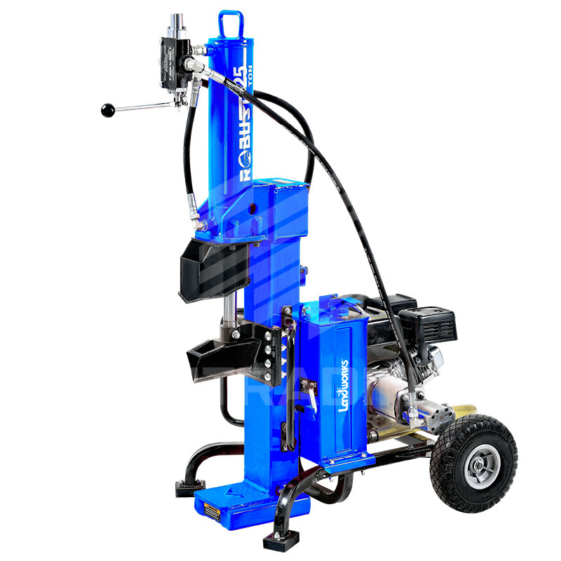 Pozioma / pionowa maszyna do łupania kłód zasilana gazem 25 ton z silnikiem 7HP 209CC